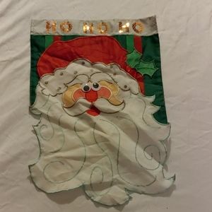 Christmas santa flag